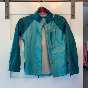 REI windbreaker/rain jacket with hood